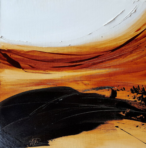 Référence S 180 - Huile sur toile 80x80cm Jean Soyer