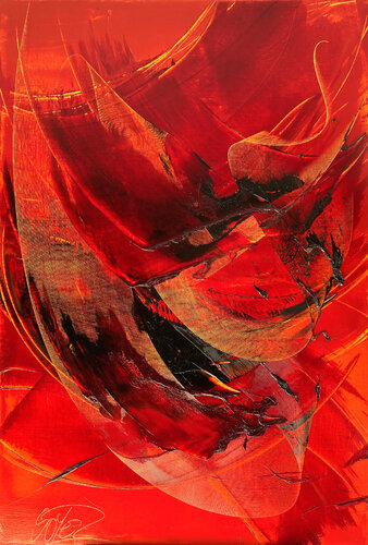 Référence E 81 - Huile sur toile 130x89cm by Jean Soyer, Painting for Sale on Singulart