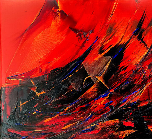 Référence B 13 - Huile sur toile 85x92cm by Jean Soyer, Painting for Sale on Singulart
