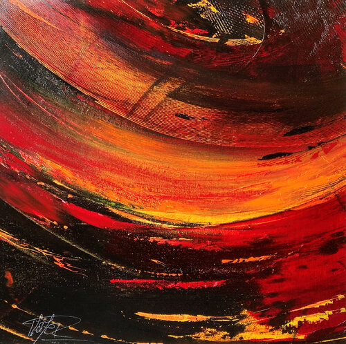 Réf. L 04 - Huile sur toile 50x50cm par Jean Soyer, Peinture en vente sur Singulart