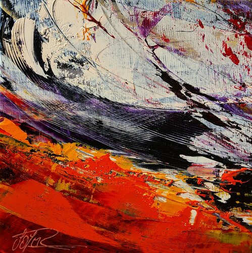 Réf. S 151 - Huile sur toile 30x30cm encadrée caisse américaine) van Jean Soyer, Schilderij te koop op Singulart