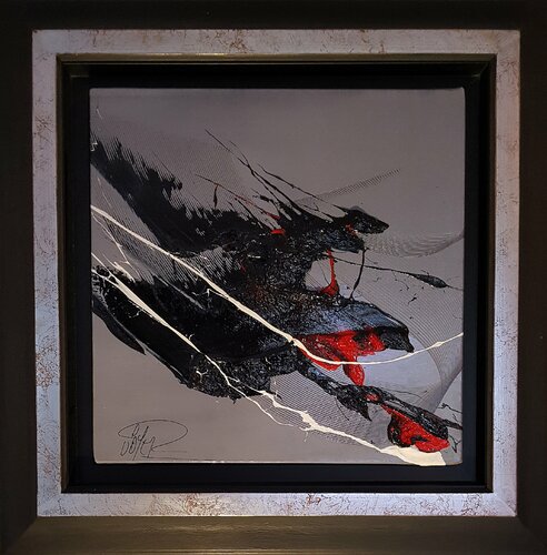 Sans titre - Référence B 49 - Huile sur toile 40x40cm plus cadre de Jean Soyer, Pintura a la venta en Singulart