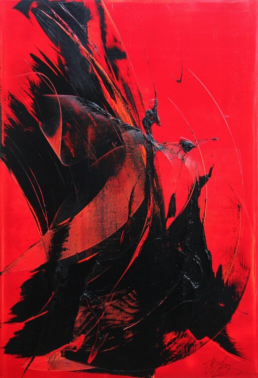 Référence D 41 - Huile sur toile 130x89cm Jean Soyer
