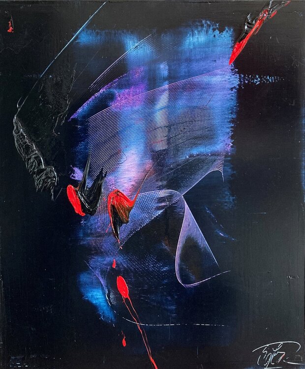 Référence D 23 - Huile sur toile 65x54cm Jean Soyer