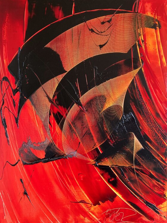 Référence D 60 - Huile sur toile 130x97cm Jean Soyer