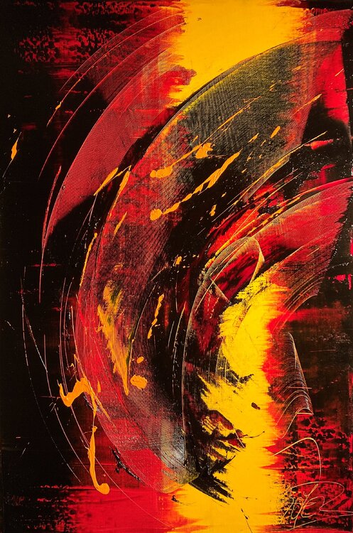 Référence S 219 - Huile sur toile 120x80cm Jean Soyer