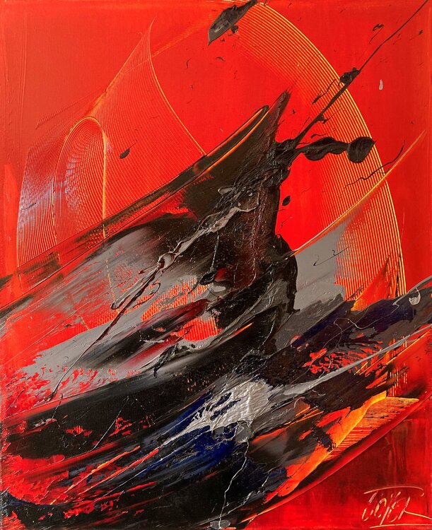 Référence B 06 - Huile sur toile 65x54cm Jean Soyer