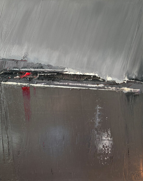 Référence 2000 02 10 - Huile sur toile 92x73cm Jean Soyer
