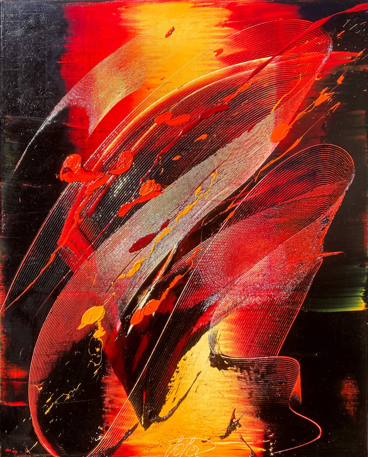 Référence S 134 - Huile sur toile 81x65cm Jean Soyer Originalgemälde zu verkaufen