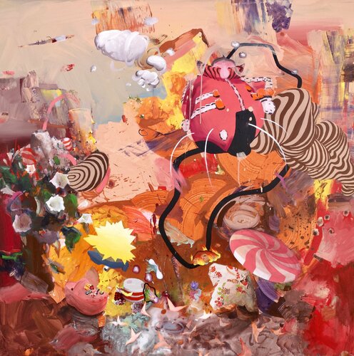 Meet me where the wild things grow VI by Edith Torony, 회화 for Sale on Singulart