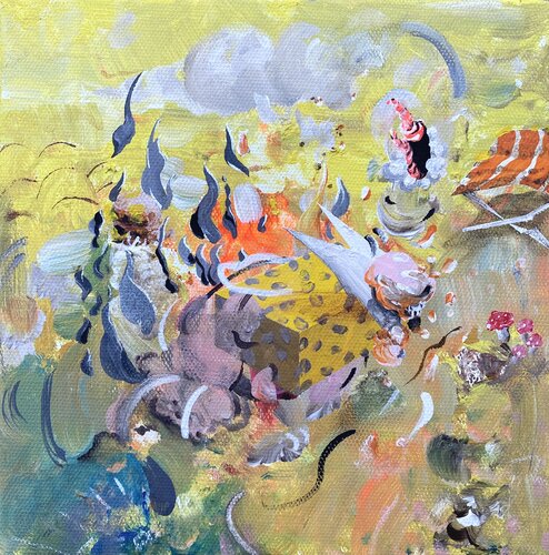 Heaven and Earth XI di Edith Torony, Pittura in vendita su Singulart