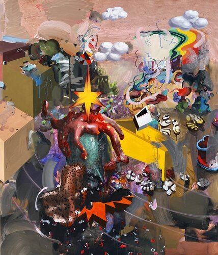 Playing War 7 by Edith Torony, 회화 for Sale on Singulart