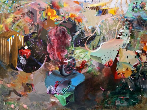 Playing War 9 von Edith Torony, Malerei kaufen auf Singulart