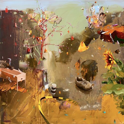 The Ordinary And The Divine IV di Edith Torony, Pittura in vendita su Singulart