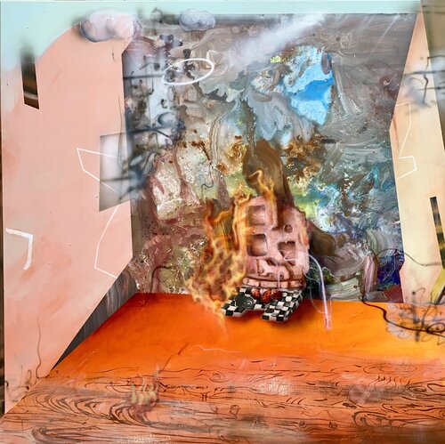 The Ordinary And The Divine IX - Altar di Edith Torony, Pittura in vendita su Singulart