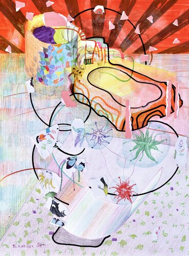The Ordinary And The Divine XXV by Edith Torony, 소묘 for Sale on Singulart