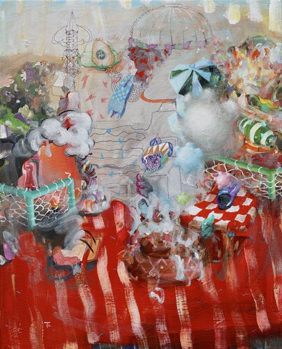 Heterotopias 4 van Edith Torony, Schilderij te koop op Singulart