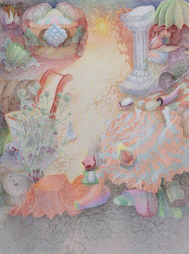 Topography of a Dream IV by Edith Torony, 소묘 for Sale on Singulart