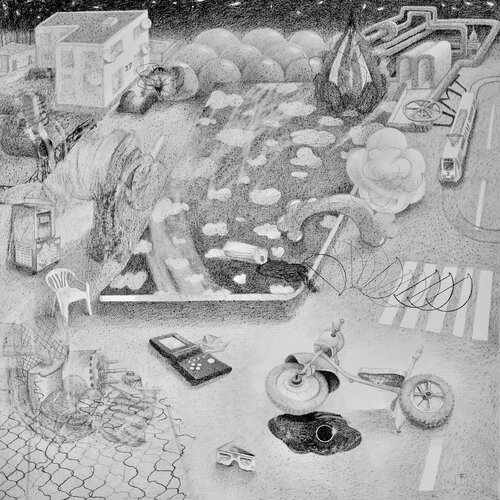 Topography of a Dream V - Eclipse von Edith Torony, Zeichnungen kaufen auf Singulart