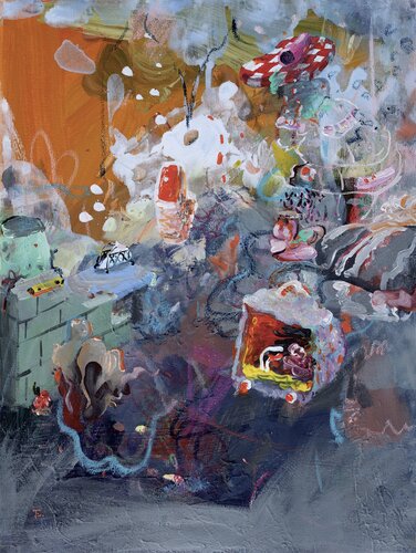 Gentle Invasion 2 de Edith Torony, Pintura a la venta en Singulart