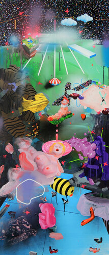 Synthetic Future IX di Edith Torony, Pittura in vendita su Singulart