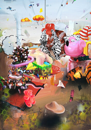 Blue Is the Warmest Colour van Edith Torony, Schilderij te koop op Singulart