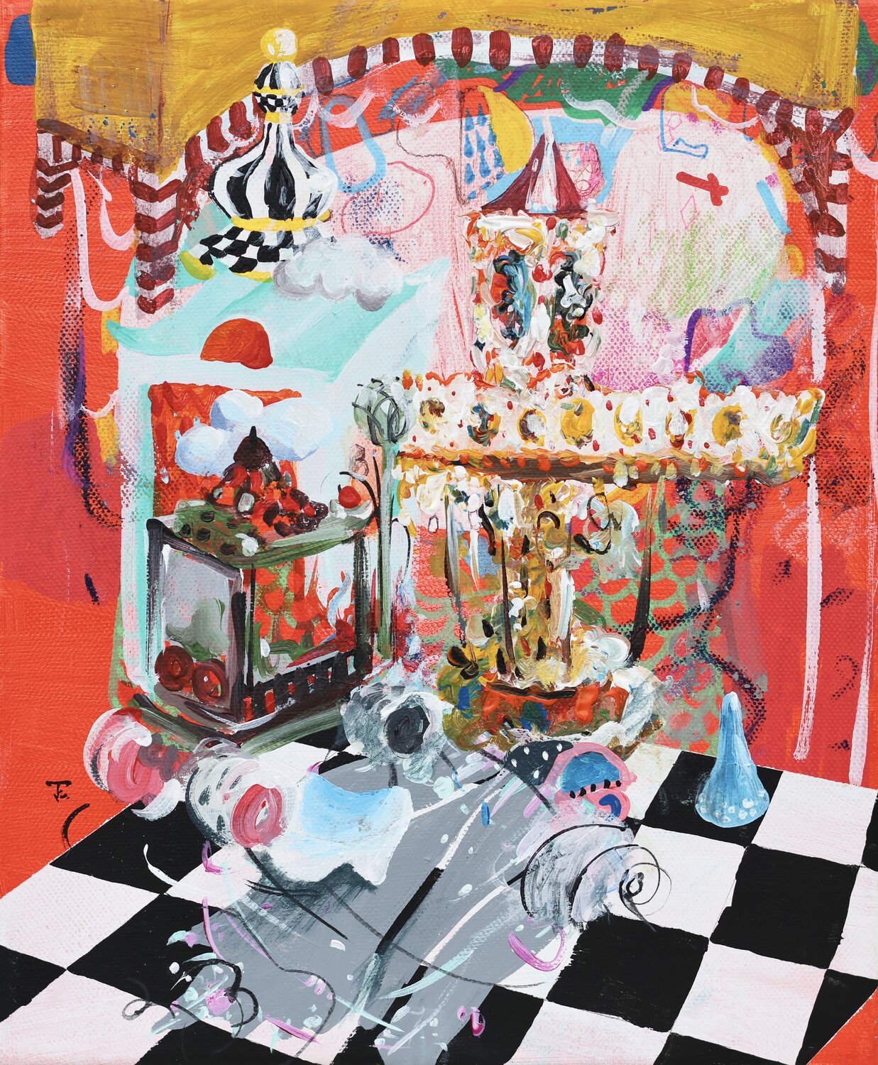 Carnival Edith Torony Peinture originale à vendre