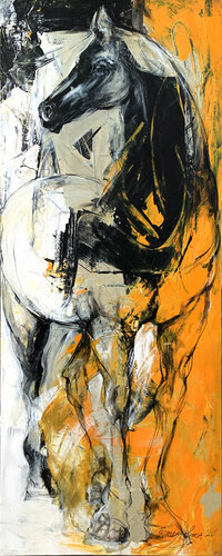 Horse by Priyendra Shukla, Painting for Sale on Singulart