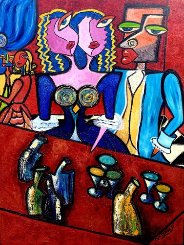 LE BAL de Anne-Marie Torrisi, Pintura a la venta en Singulart