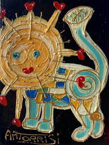 LION di Anne-Marie Torrisi, Pittura in vendita su Singulart