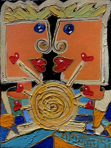 GÉMEAUX par Anne-Marie Torrisi, Peinture en vente sur Singulart