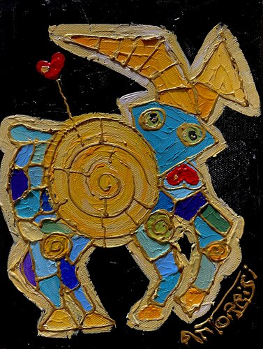 CAPRICORNE van Anne-Marie Torrisi, Schilderij te koop op Singulart