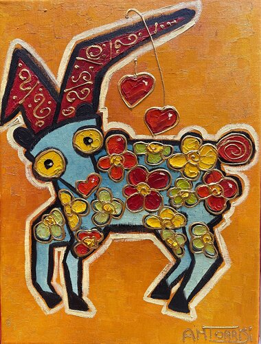 CAPRICORNE by Anne-Marie Torrisi, Painting for Sale on Singulart