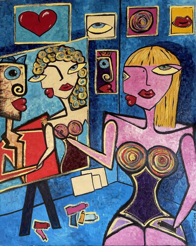 L’ATELIER di Anne-Marie Torrisi, Pittura in vendita su Singulart