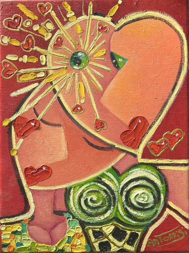 AMOUR SUCRE von Anne-Marie Torrisi, Malerei kaufen auf Singulart