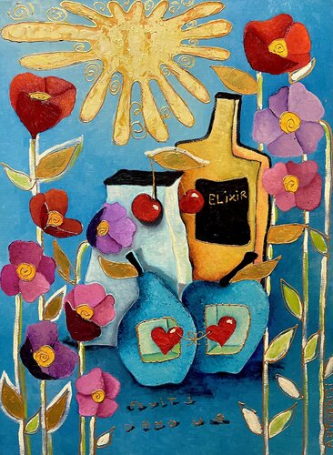 FRUITS D’AMOUR von Anne-Marie Torrisi, Malerei kaufen auf Singulart