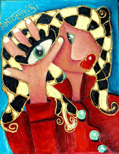 LE BON OEIL2 di Anne-Marie Torrisi, Pittura in vendita su Singulart