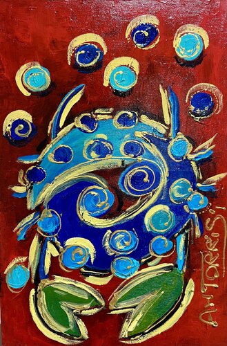 CANCER astrologie di Anne-Marie Torrisi, Pittura in vendita su Singulart