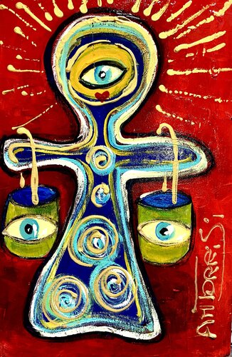 BALANCE astrologie von Anne-Marie Torrisi, Malerei kaufen auf Singulart