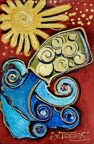 VERSAU astrologie van Anne-Marie Torrisi, Schilderij te koop op Singulart