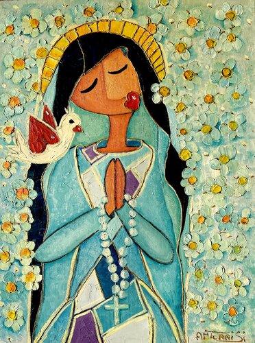 L’ODE DE LA PAIX par Anne-Marie Torrisi, Peinture en vente sur Singulart