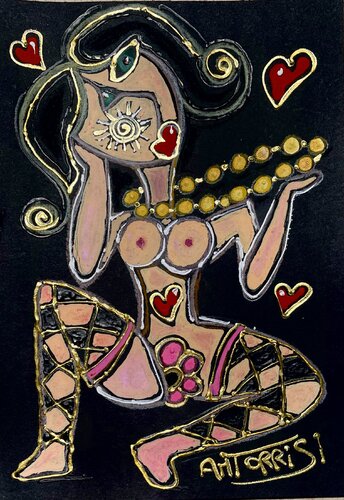 FLEUR di Anne-Marie Torrisi, Opera su carta in vendita su Singulart