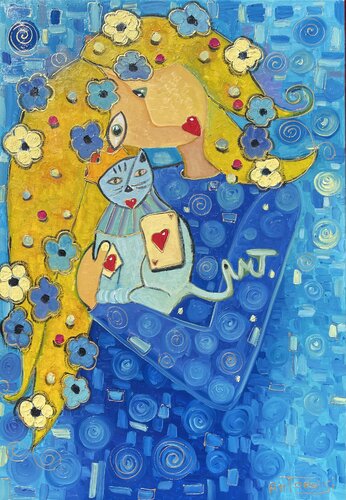 ÂMES LIÉES par Anne-Marie Torrisi, Peinture en vente sur Singulart