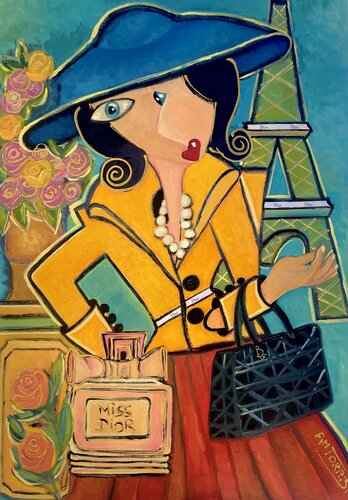 MISS DIOR by Anne-Marie Torrisi, Painting for Sale on Singulart