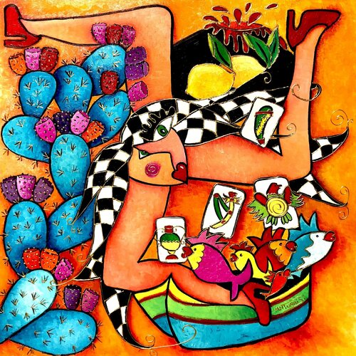 TRINACRIA di Anne-Marie Torrisi, Pittura in vendita su Singulart