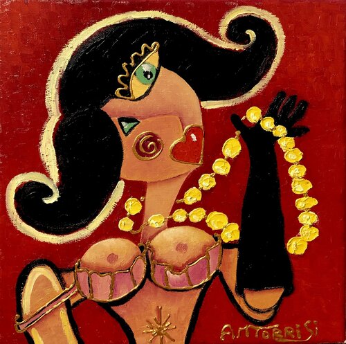 LA SÉDUCTRICE par Anne-Marie Torrisi, Peinture en vente sur Singulart