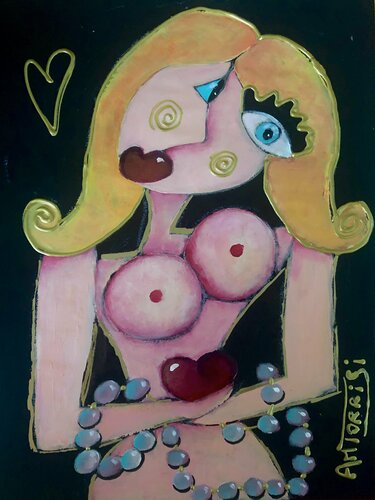 SENSUEL di Anne-Marie Torrisi, Opera su carta in vendita su Singulart