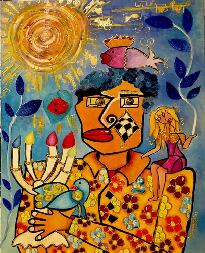 MARC CHAGALL by Anne-Marie Torrisi, Painting for Sale on Singulart
