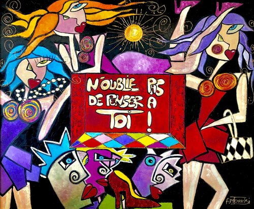 AMOUR DE SOI di Anne-Marie Torrisi, Pittura in vendita su Singulart