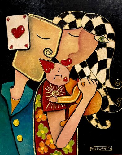 L’ENFANT di Anne-Marie Torrisi, Pittura in vendita su Singulart